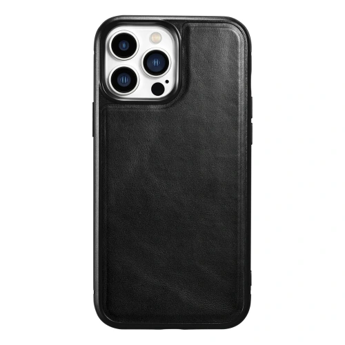 Kup Case iCarer Leather Oil Wax Apple iPhone 13 Pro Max schwarz - ICR301 - {ean13} - Sklep Home Screen