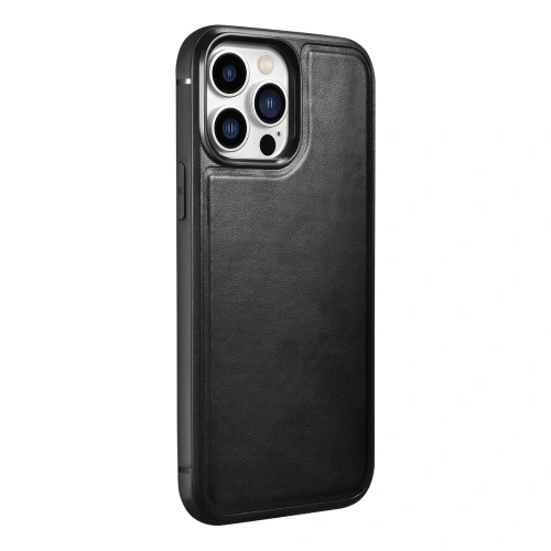 Kup Carcasa iCarer Leather Oil Wax Apple iPhone 13 Pro Max negru - ICR301 - {ean13} - Sklep Home Screen