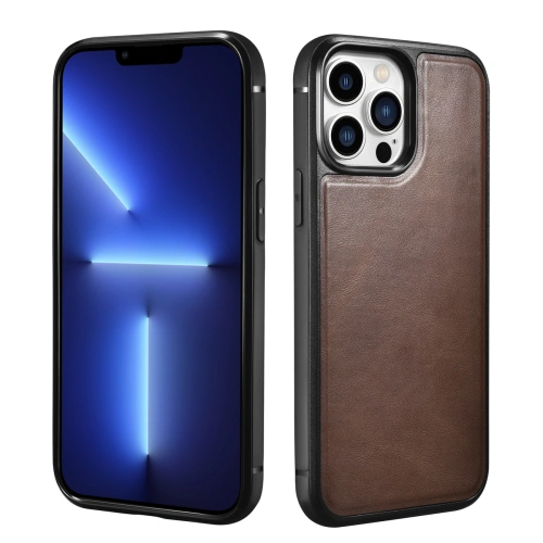 Kup Case iCarer Lederölwachs Apple iPhone 13 Pro Max braun - ICR302 - {ean13} - Sklep Home Screen