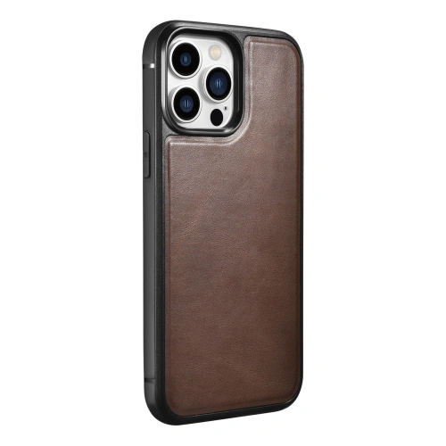 Kup Case iCarer Lederölwachs Apple iPhone 13 Pro Max braun - ICR302 - {ean13} - Sklep Home Screen