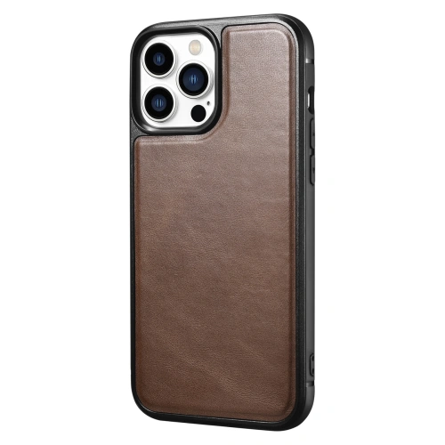 Kup Case iCarer Lederölwachs Apple iPhone 13 Pro Max braun - ICR302 - {ean13} - Sklep Home Screen