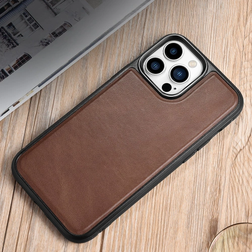 Kup Case iCarer Lederölwachs Apple iPhone 13 Pro Max braun - ICR302 - {ean13} - Sklep Home Screen