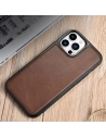 Kup Case iCarer Lederölwachs Apple iPhone 13 Pro Max braun - ICR302 - {ean13} - Sklep Home Screen