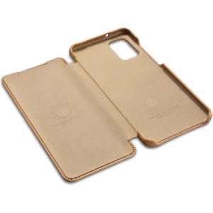 Kup Husă iCarer Curved Edge Vintage Folio Samsung Galaxy S20+ Plus kaki - ICR316 - {ean13} - Sklep Home Screen