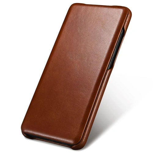 Kup Etui iCarer Curved Edge Vintage Folio Samsung Galaxy S20+ Plus brązowy - ICR317 - {ean13} - Sklep Home Screen