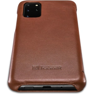 Kup Husă iCarer Curved Edge Vintage Folio Samsung Galaxy S20+ Plus maro - ICR317 - {ean13} - Sklep Home Screen