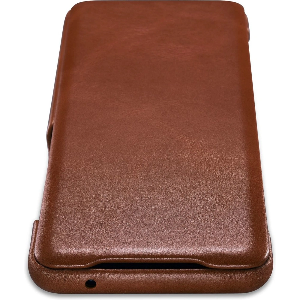 Etui iCarer Curved Edge Vintage Folio Samsung Galaxy S20+ Plus brązowy