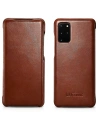 Kup Etui iCarer Curved Edge Vintage Folio Samsung Galaxy S20+ Plus barna - ICR317 - {ean13} - Sklep Home Screen
