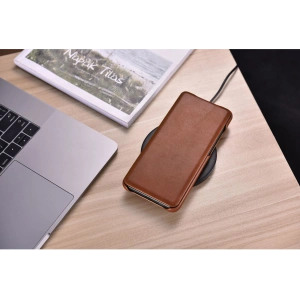 Kup Husă iCarer Curved Edge Vintage Folio Samsung Galaxy S20+ Plus maro - ICR317 - {ean13} - Sklep Home Screen