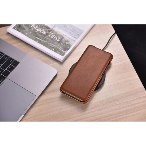 Kup Etui iCarer Curved Edge Vintage Folio Samsung Galaxy S20+ Plus brązowy - ICR317 - {ean13} - Sklep Home Screen