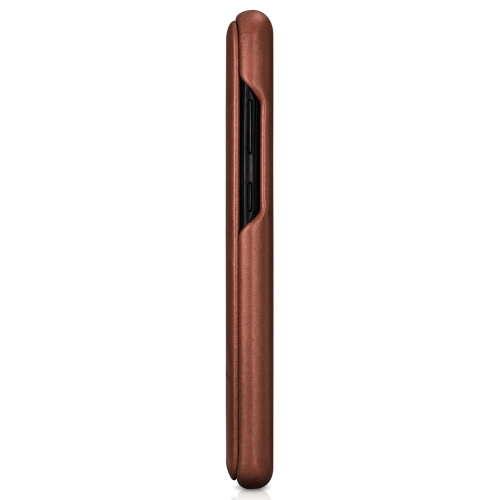 iCarer Curved Edge Vintage Folio Samsung Galaxy S20 Ultra brown