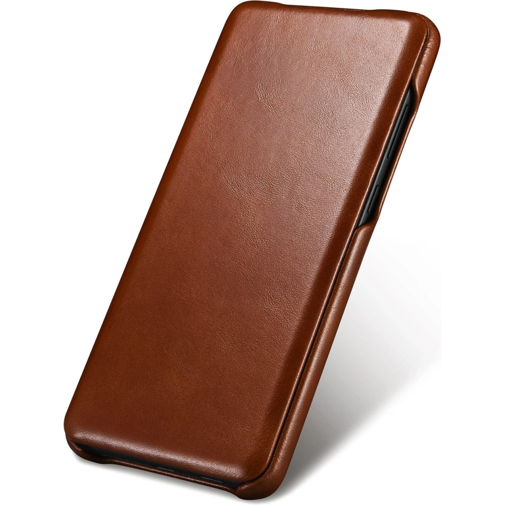Etui iCarer Curved Edge Vintage Folio Samsung Galaxy S20 Ultra brązowy