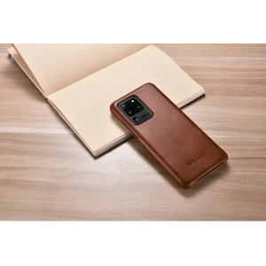 Kup Etui iCarer Curved Edge Vintage Folio Samsung Galaxy S20 Ultra brązowy - ICR318 - {ean13} - Sklep Home Screen