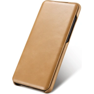 Kup Etui iCarer Curved Edge Vintage Folio Samsung Galaxy S20 Ultra khaki - ICR319 - {ean13} - Sklep Home Screen