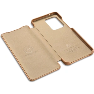 Kup Etui iCarer Curved Edge Vintage Folio Samsung Galaxy S20 Ultra khaki - ICR319 - {ean13} - Sklep Home Screen
