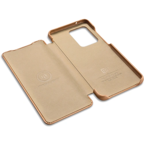Buy iCarer Curved Edge Vintage Folio Samsung Galaxy S20 Ultra khaki - ICR319 - {ean13} - Home Screen Store Europe