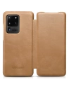 Kup Case iCarer Curved Edge Vintage Folio Samsung Galaxy S20 Ultra khaki - ICR319 - {ean13} - Sklep Home Screen
