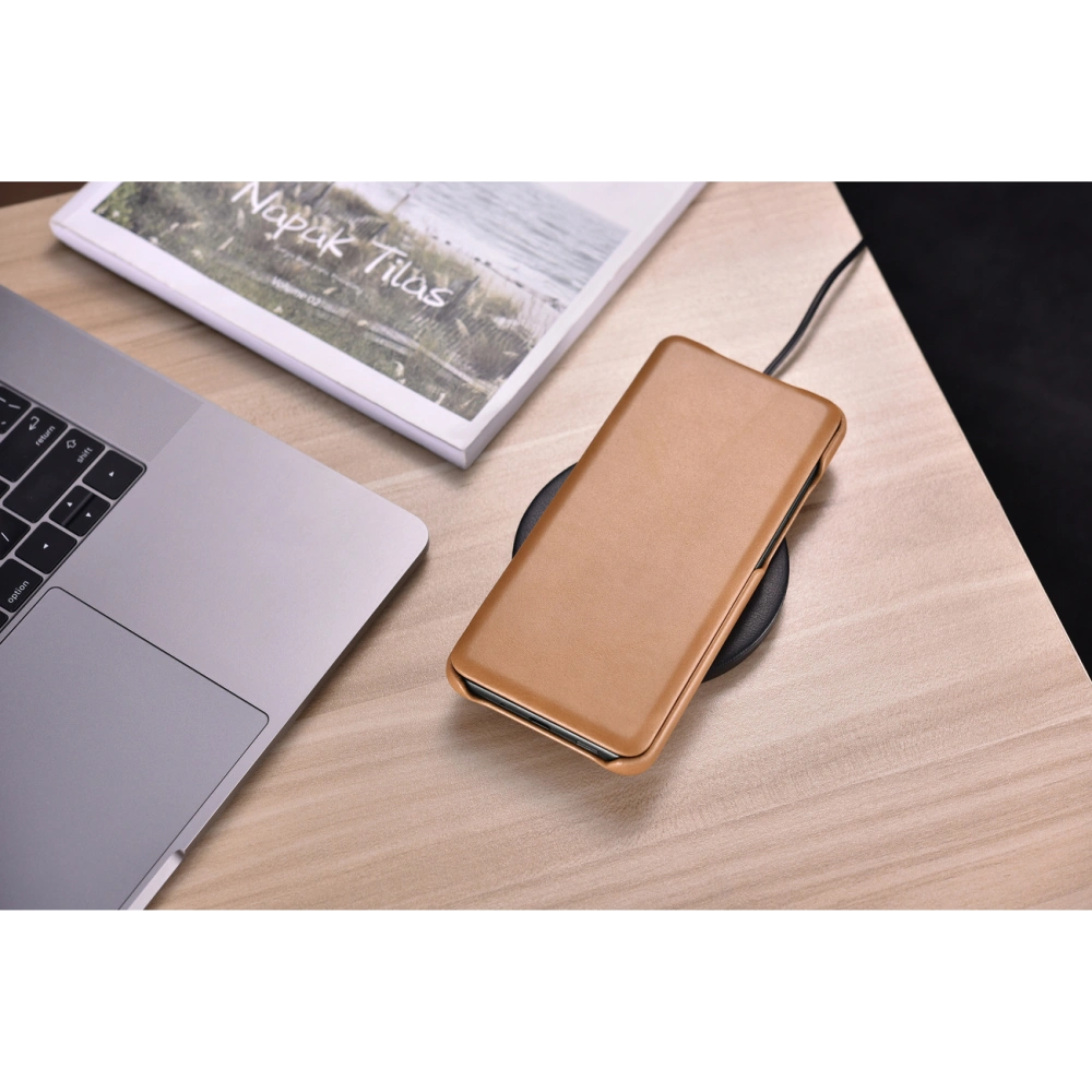 Etui iCarer Curved Edge Vintage Folio Samsung Galaxy S20 Ultra khaki