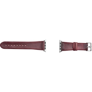 Kup Páska iCarer Kožená Vintage Apple Watch 4/5/6/7/8/9/SE/10 40/41/42mm bordó - ICR320 - {ean13} - Sklep Home Screen
