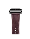Kup Pasek iCarer din piele vintage Apple Watch 4/5/6/7/8/9/SE/10 40/41/42mm bordou - ICR320 - {ean13} - Sklep Home Screen