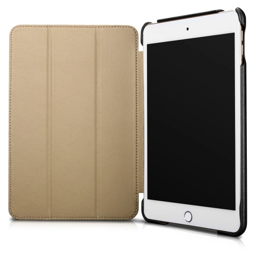 Kup Case iCarer Leder Folio Apple iPad mini 7.9 2019 (5. Generation) schwarz - ICR321 - {ean13} - Sklep Home Screen