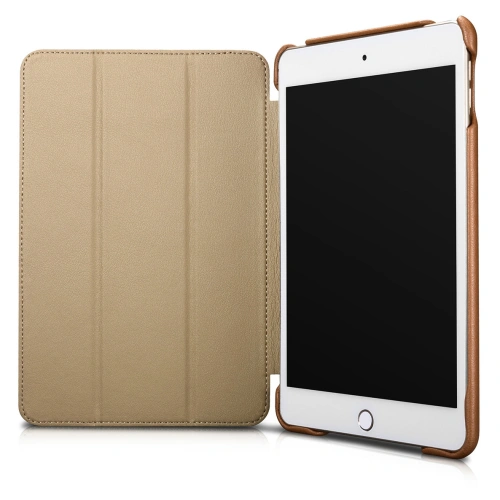 Kup Etui iCarer Leather Folio Apple iPad mini 7.9 2019 (5. generacji) brązowy - ICR322 - {ean13} - Sklep Home Screen