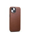 Kup Husă iCarer Oil Wax Premium Leather MagSafe Apple iPhone 14 maro - ICR325 - {ean13} - Sklep Home Screen