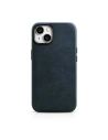 Kup Husă iCarer Oil Wax Premium Leather MagSafe Apple iPhone 14 albastru închis - ICR326 - {ean13} - Sklep Home Screen