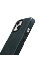 Kup Husă iCarer Oil Wax Premium Leather MagSafe Apple iPhone 14 albastru închis - ICR326 - {ean13} - Sklep Home Screen