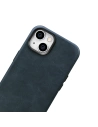 Kup Husă iCarer Oil Wax Premium Leather MagSafe Apple iPhone 14 albastru închis - ICR326 - {ean13} - Sklep Home Screen