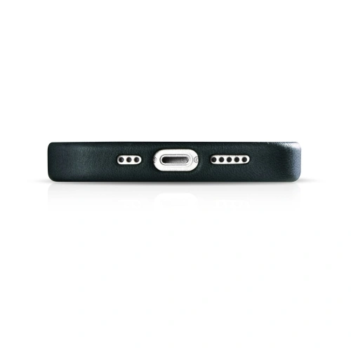 Kup Husă iCarer Oil Wax Premium Leather MagSafe Apple iPhone 14 albastru închis - ICR326 - {ean13} - Sklep Home Screen
