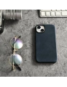 Kup Case iCarer Öl Wachs Premium Leder MagSafe Apple iPhone 14 dunkelblau - ICR326 - {ean13} - Sklep Home Screen