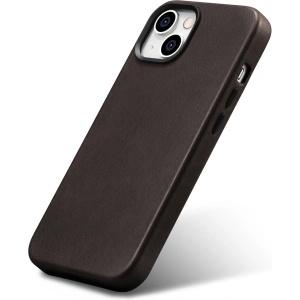Kup Husă iCarer Oil Wax Premium Leather MagSafe Apple iPhone 14 maro închis - ICR327 - {ean13} - Sklep Home Screen