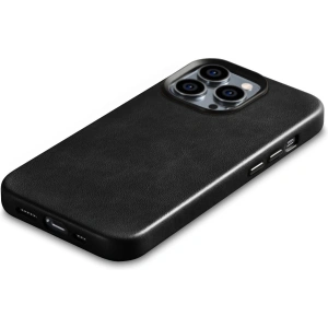 Kup Husă din piele premium cu ceară de ulei iCarer MagSafe pentru Apple iPhone 14 Pro negru - ICR328 - {ean13} - Sklep Home Screen