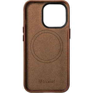 Kup Etui iCarer Oil Wax Premium Leather MagSafe Apple iPhone 14 Pro hnědý - ICR330 - {ean13} - Sklep Home Screen