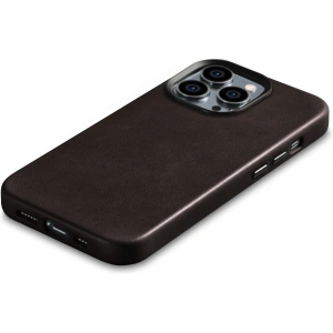 Kup Etui iCarer Oil Wax Premium Leather MagSafe Apple iPhone 14 Pro tmavě hnědá - ICR332 - {ean13} - Sklep Home Screen