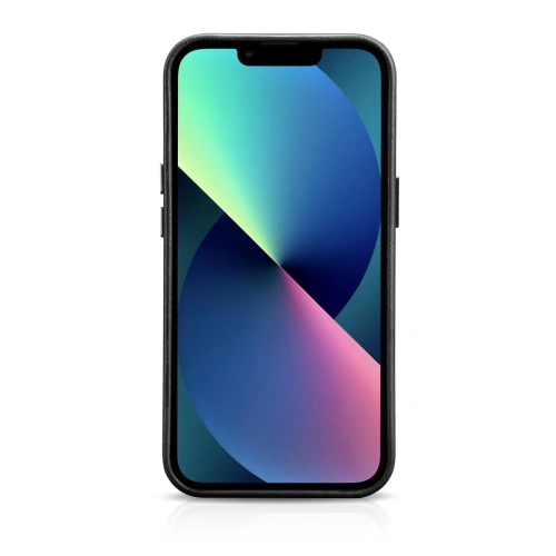Kup Etui iCarer Olajviasz Prémium Bőr MagSafe Apple iPhone 14 Plus / 15 Plus fekete - ICR333 - {ean13} - Sklep Home Screen