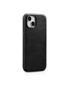 Kup Case iCarer Öl Wachs Premium Leder MagSafe Apple iPhone 14 Plus / 15 Plus schwarz - ICR333 - {ean13} - Sklep Home Screen