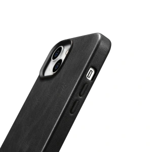 Kup Case iCarer Öl Wachs Premium Leder MagSafe Apple iPhone 14 Plus / 15 Plus schwarz - ICR333 - {ean13} - Sklep Home Screen