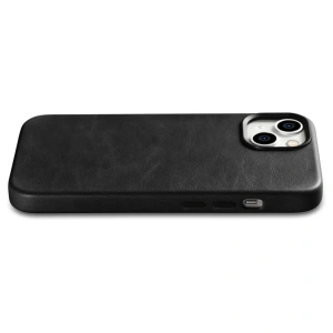 Kup Etui iCarer Oil Wax Premium Leather MagSafe Apple iPhone 14 Plus / 15 Plus černé - ICR333 - {ean13} - Sklep Home Screen