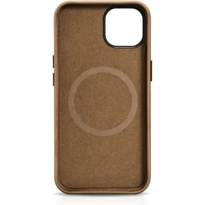 Kup Etui iCarer Oil Wax Premium Leather MagSafe Apple iPhone 14 Plus / 15 Plus jasně hnědý - ICR334 - {ean13} - Sklep Home Screen