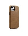 Kup Etui iCarer Oil Wax Premium Leather MagSafe Apple iPhone 14 Plus / 15 Plus jasnobrązowy - ICR334 - {ean13} - Sklep Home Screen
