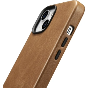 Kup Etui iCarer Oil Wax Premium Leather MagSafe Apple iPhone 14 Plus / 15 Plus jasně hnědý - ICR334 - {ean13} - Sklep Home Screen