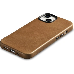 Kup Etui iCarer Oil Wax Premium Leather MagSafe Apple iPhone 14 Plus / 15 Plus jasně hnědý - ICR334 - {ean13} - Sklep Home Screen