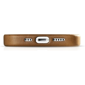 Kup Etui iCarer Oil Wax Premium Leather MagSafe Apple iPhone 14 Plus / 15 Plus jasnobrązowy - ICR334 - {ean13} - Sklep Home Screen