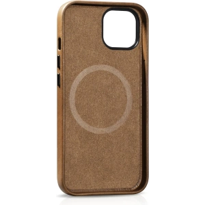 Kup Etui iCarer Oil Wax Premium Leather MagSafe Apple iPhone 14 Plus / 15 Plus jasně hnědý - ICR334 - {ean13} - Sklep Home Screen