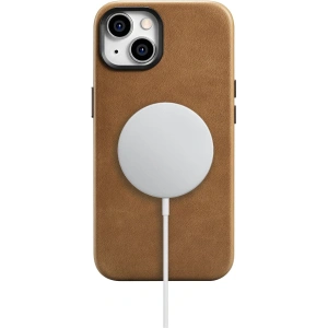 Kup Etui iCarer Oil Wax Premium Leather MagSafe Apple iPhone 14 Plus / 15 Plus jasně hnědý - ICR334 - {ean13} - Sklep Home Screen