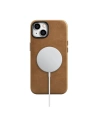 Kup Carcasa din piele premium cu ceară de ulei iCarer MagSafe pentru Apple iPhone 14 Plus / 15 Plus maro deschis - ICR334 - {ean13} - Sklep Home Screen