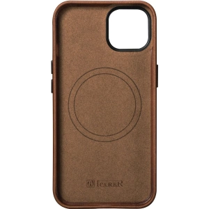 Kup Etui iCarer Oil Wax Premium Leather MagSafe Apple iPhone 14 Plus / 15 Plus hnědé - ICR335 - {ean13} - Sklep Home Screen