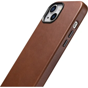 Kup Etui iCarer Oil Wax Premium Leather MagSafe Apple iPhone 14 Plus / 15 Plus hnědé - ICR335 - {ean13} - Sklep Home Screen